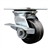 4 Inch Large Plate Swivel Caster with Phenolic Wheel and Brake