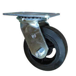 5 Inch Swivel Caster with Rubber Tread Wheel