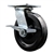 8 Inch Large Plate Swivel Caster with Phenolic Wheel and Brake