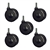 threaded metric stem hardwood floor safe casters set of 5