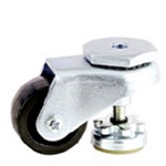 threaded stem  mount leveling caster