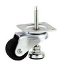 threaded mount leveling caster