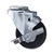 3-1/2" Swivel Caster with bolt hole, hard rubber wheel and brake