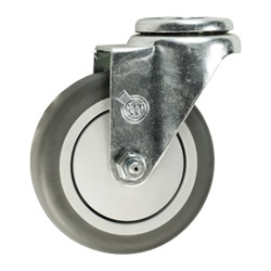 4" Swivel Caster with Thermoplastic Rubber Tread