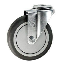 5" Swivel Caster with Thermoplastic Rubber Tread