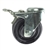 3" Total Lock Swivel Caster with bolt hole and hard rubber wheel