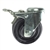 3" Total Lock Swivel Caster with bolt hole and soft rubber wheel