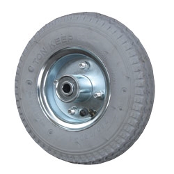 8"  gray pneumatic wheel