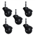 Flat Black Finish  Spherical Casters set of 5