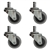 Polyurethane Tread Furniture Casters