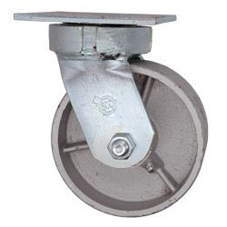 5 Inch Kingpinless Swivel Caster with Semi Steel Wheel and Ball Bearings