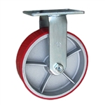10 Inch Rigid Caster with Polyurethane Tread Wheel