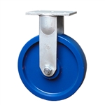 12 Inch Rigid Caster with Solid Polyurethane Wheel