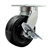 Kingpinless Swivel Caster with Phenolic Wheel and Side Lock Brake