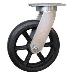 12" Kingpinless Swivel Caster with Rubber Moldon Wheel