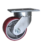 6 Inch Swivel Caster with Polyurethane Tread Wheel