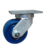 6 Inch Heavy Duty Kingpinless Swivel Caster with Polyurethane Wheel