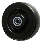 6" x 2" Polyolefin Wheel with Ball Bearings