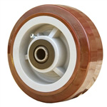 5" x 2" Polyurethane on Poly Wheel