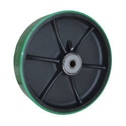 Polyurethane on Cast Iron Wheel