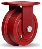 4-15/16 Inch Rigid Caster with Flanged Wheel