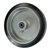 8" x 2" rubber on Aluminum Wheel with Ball Bearings