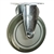 5" Stainless Steel Rigid Caster with Polyurethane Tread