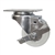 3 Inch Stainless Steel Swivel Caster with White Nylon Wheel and Brake