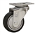 3" Stainless Steel Swivel Caster with Black Polyurethane Tread