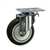 4" Stainless Steel Swivel Caster with Black Polyurethane Tread