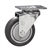 4" Stainless Steel Rigid Caster with Thermoplastic Rubber Tread Wheel