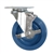 5" Stainless Steel Swivel Caster with Brake and Polyurethane Wheel