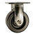 5 Inch Stainless Steel Rigid Caster - Polyolefin Wheel