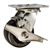 4 Inch Stainless Steel Swivel Caster - Polyolefin Wheel with Brake