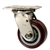 4 Inch Stainless Steel Swivel Caster - Polyurethane Tread on Poly Core Wheel