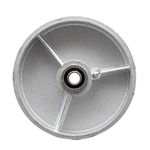 6" x 2" Semi Steel Wheel with Ball Bearings