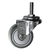 3" metric threaded stem Swivel Caster with Polyurethane Tread