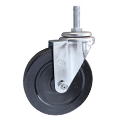 Stainless Steel Swivel Caster with Rubber Wheel
