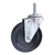 Threaded Stainless Steel Swivel Caster with Rubber Wheel