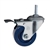 3" Metric Stainless Steel Swivel Caster with Solid Polyurethane Tread and Total Lock Brake