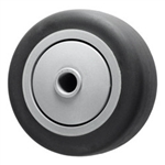 3" x 1-1/4"  Non Marking Thermoplastic Rubber  on Poly Wheel