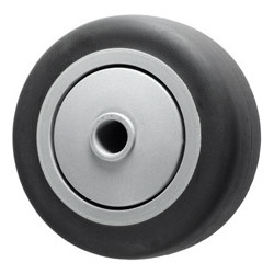 3" x 1-1/4"  Non Marking Thermoplastic Rubber  on Poly Wheel