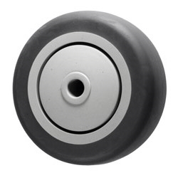 3-1/2" x 1-1/4"  Thermoplastic Rubber  on Poly Wheel