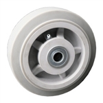 2" x 6"  Thermoplastic Rubber  on Poly Wheel with Ball Bearings