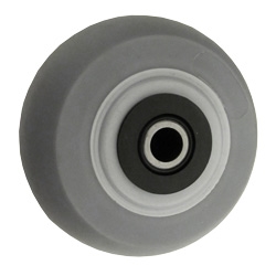 4" x 2"  Thermoplastic Rubber  on Poly Wheel