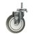 4" Threaded Stem Swivel Caster with Thermoplastic Rubber Tread