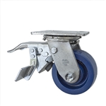 4 Inch Swivel Caster - Solid Polyurethane Wheel with Ball Bearings