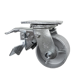 4 Inch Total Lock Swivel Caster with Semi Steel Wheel