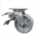 5 Inch Total Lock Swivel Caster with Semi Steel Wheel and Ball Bearings