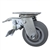 5" Swivel Caster with Total Lock and Thermoplastic Rubber Tread Wheel with Ball Bearings